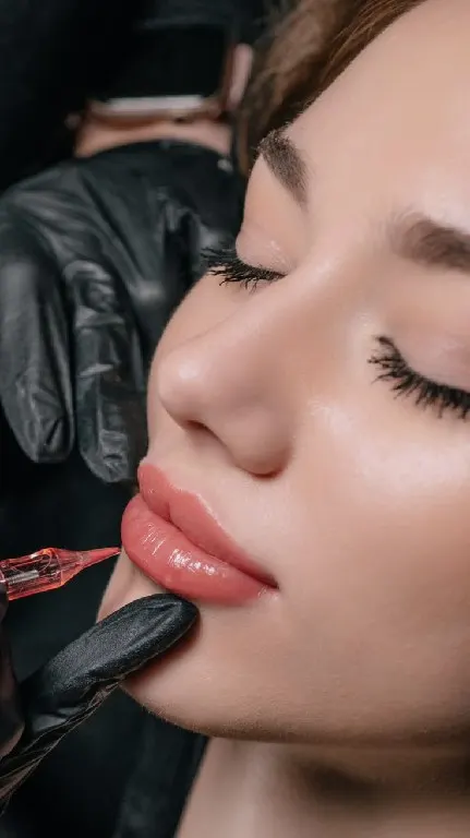 Syinger Tattoos lip colour work